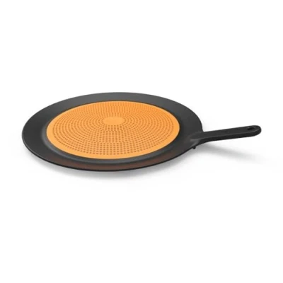 Obrázek Fiskars Spritzschutz, Ø 30 cm, Kunststoff/Silikon, Functional Form, Schwarz/Orange, 1027305