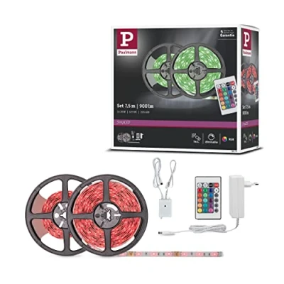Obrázek Paulmann 78979 SimpLED pásek sada 7,5 m LED Stripe 26W světelné proužky RGB vícebarevný světelný s povrchovou úpravou