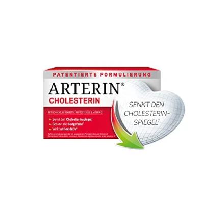 Obrázek ARTERIN® Cholesterol doplněk stravy s fytosteroly a vitaminem C snižuje hladinu cholesterolu(1) má antioxidační účinek(2) 1 x 30 tablet