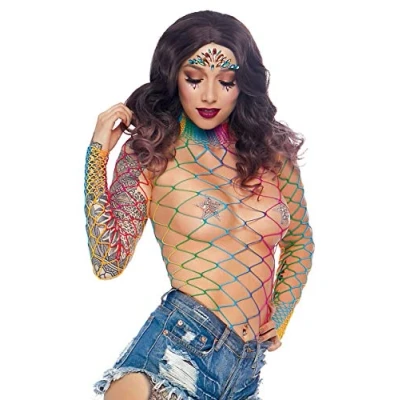 Obrázek Leg Avenue Very Sexy Lingerie High Bodysuit with Thong Höschen