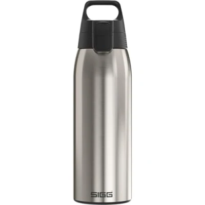 Obrázek SIGG Nerezová láhev na pití Shield ONE Brushed Vhodná pro nápoje obsahující sycené oxidem uhličitým zabezpečená proti vytečení lehká jako pírko bez BPA outdoor &amp; fitness 1 l