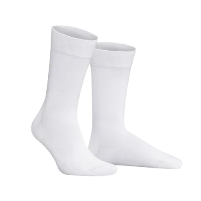 Obrázek pánské ponožky Hudson RELAX COTTON, bavlněné bez pružného pasu, se zesílenou podrážkou (sportovní, mnoho barev) Množství: 8 párů, bílá (bílá 0008), velikost.
