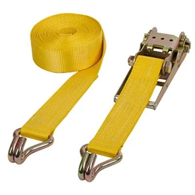 Obrázek Kerbl 37190 zátěžový popruh 2dílný, žlutý, 75 mm, 8 m, 10 kg
