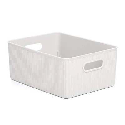 Obrázek Tatay 7010301 Aufbewahrungsbox Baobab, 15L Kapazität, Polypropylen, BPA frei, Pergamon Weiß. Maßnahmen 29,4 x 38,5 16 cm
