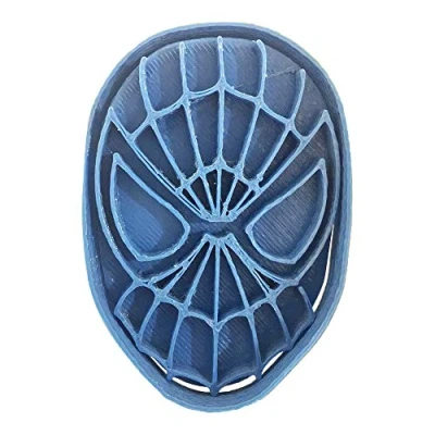 Obrázek Cuticuter Vykrajovátko na sušenky Superheroes Spiderman, modrá, 8 x 7 1,5 cm