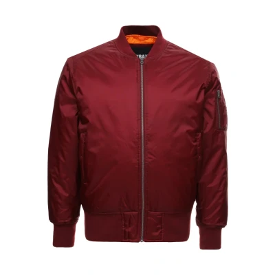 Obrázek Urban Classics Basic Jacket Bomber bunda, Muži, Velikost: Small, Burgundy