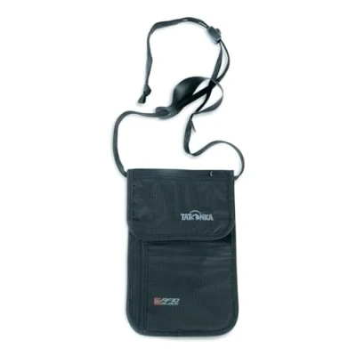 Obrázek Tatonka Unisex Pengeopbevaring Skin Neck Pouch Rfid ukládání peněz, černá, 19 x 13 1 cm EU