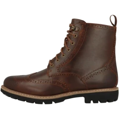 Obrázek Clarks Batcombe LORD Šněrovací kotníkové boty, Muži, Velikost: 43, Dark tan boty