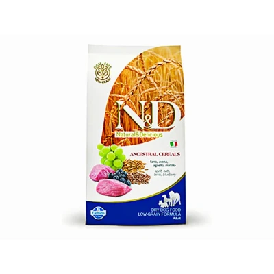 Obrázek N&amp;D Low Grain Dog Adult Mini Lamb &amp; Blueberry 7kg