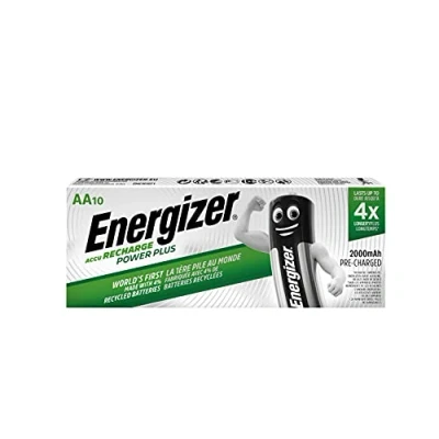 Obrázek ENERGIZER PILAS INDUSTRIALES Power Plus HR6 2000mAh DP10 BR, 634354, stříbro