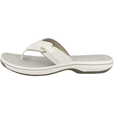 Obrázek Clarks Dámské žabky Breeze Sea, White Synthetic