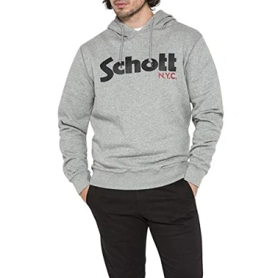 Obrázek SCHOTT Pánská bunda Swhood, Šedá (Heather Grey 91)