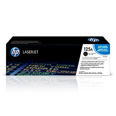 Obrázek HP originalni toner 125A (CB540A) pro tiskarny Color LaserJet CP1215, CP1515, CM1312, barva cerna