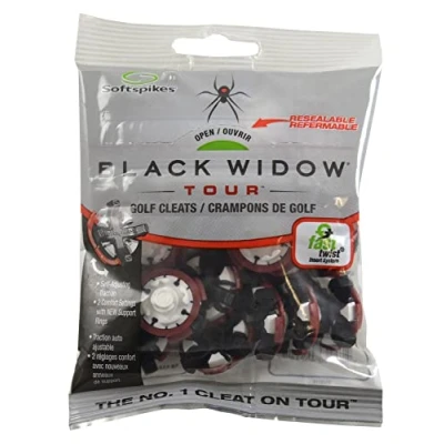 Obrázek Soft Spikes Clamshell Black Widow Tour Fast Twist, černá černá, Fitting