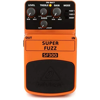 Obrázek Behringer SUPER Fuzz SF300 3 Mode Distortion efektní pedál