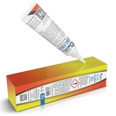 Obrázek DIP Tools univerzální lepidlo Gel extra silné 20 g I odolné vysoce výkonné Super na kov, vteřinové lepidlo, plast, kov keramika dřevo korek