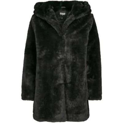 Obrázek Urban Classics Curvy Ladies Hooded COAT Zimní kabát, Ženy, Velikost: 5XL, Black