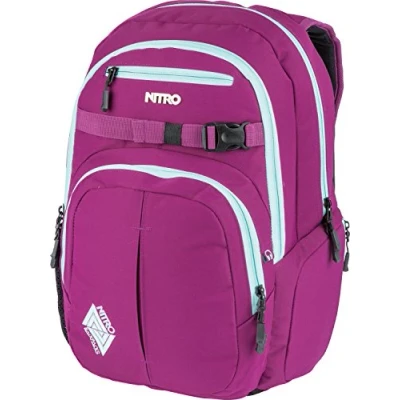 Obrázek Nitro Chase Batoh Školní s organizérem Schoolbag, Bez rukávů růžová,