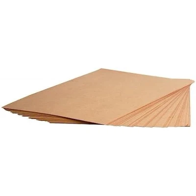 Obrázek Clairefontaine 975003C balení s 25 listy kraftového papíru (120 g, DIN A2, 42 x 59,4 cm, ideální pro umělecké projekty a k zabalení), hnědá