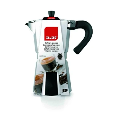 Obrázek IBILI Express Kaffeekocher Bahia, 14 Tassen, 700 ml, Aluminium, Aluminio