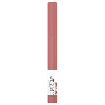 Obrázek Maybelline New York Rtěnka, Super Stay Ink Crayon, matná a dlouhotrvající, č. 105 On The Grind, 1,5 g