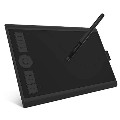 Obrázek GAOMON M10K PRO 10&quot; X 6,25&quot; kreslicí tablet s dotykovým kroužkem, pracuje perem AP32, kompatibilní telefony Windows/Mac/Android