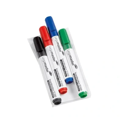 Obrázek Legamaster 7 110594 Boardmarker TZ 100, 4dílná sada, po 1 popisovači v černé, červené, modré a zelené barvě