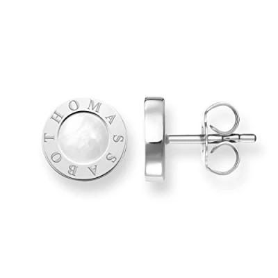 Obrázek Thomas Sabo Náušnice Classic sterlingové stříbro 925 H1859, Mincovní stříbro, Perleť
