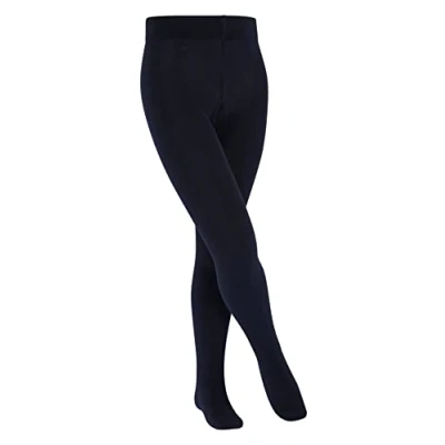 Obrázek ESPRIT Unisex dětské punčochy s logem Foot Logo prodyšné udržitelné biologické bavlny zesílené odolné, neklouzavé ploché švy pro netlakovou špičku nohy, jednobarevné, 1 kus, Modrá (námořnická 6120)