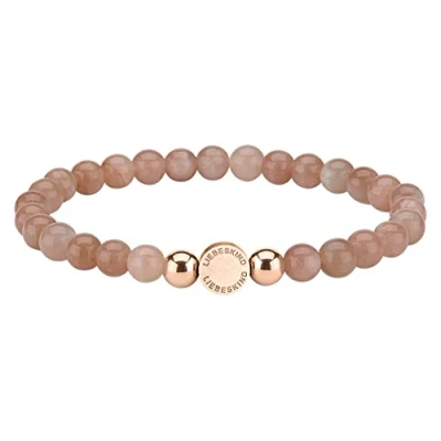 Obrázek Liebeskind Berlin Beads 6 mm s logem a kuličkou z ušlechtilé oceli, Nerezová ocel, žádný.