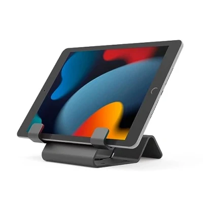 Obrázek Maclocks Universal Security Tablet držák s lankový zámek např. pro Apple iPad Air 2, 9,7 &quot; (2017), Pro, Samsung Galaxy Tab atd. [Černá Hliník ochrana proti krádeži] CL12UTH 05 BB