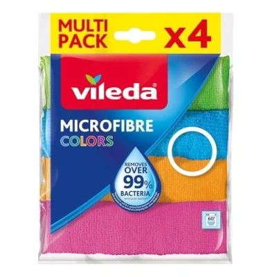 Obrázek Vileda pro Mikrovlákno víceúčelové barvy, 1 balení po 4 kusech