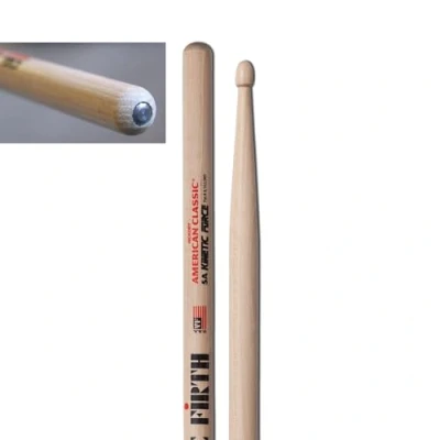 Obrázek Vic Firth 5A Kinetic Force American Hickory Wood Tip paličky na