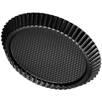 Obrázek Zenker forma na ovocný koláč ∅ 28 cm z řady &quot;Pure&quot;, pro chutné ovoce dortů, Tarte A quiche tvar (barva: černá), množství: 1 kus