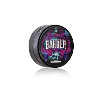 Obrázek BARBER MARMARA Keratin Hair Wax 150 ml matný vosk na vlasy přírodní povrch vlasový pro muže super silné držení Barbershop Styling