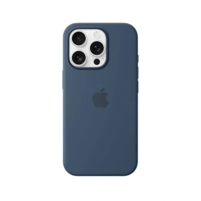 Obrázek Apple Silikonový Back Cover Tmavě Modrá MagSafe iPhone 16 Pro