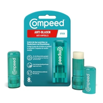Obrázek Compeed Protibublinková tyčinka chrání před tvorbou puchýřů a odřením okamžitě snižuje tření na kůži, 1 (8 ml)