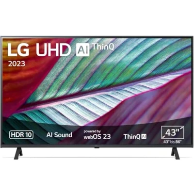 Obrázek LG 43UR78006LK 109 cm (43 palců) UHD televizor (Active HDR, 60 Hz, Smart TV) [modelový rok 2023]