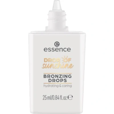 Obrázek essence DROP OF sunshine BRONZING DROPS, bronzer, hnědý, hydratační, s vitamíny, pečující, přírodní, zářivý, veganský, bez parabenů, mikroplastových částic, 1 balení (25 ml)