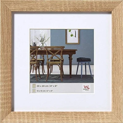 Obrázek walther design Rámeček dub světlý 30 x cm s paspartou, Fiorito dřevěný rám EF330E
