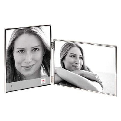 Obrázek walther design Rámeček stříbrný 2X 10x15 cm Chloe portrétní rám WD115S