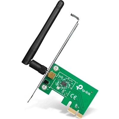 Obrázek TP Link TL WN781ND interní PCI Express WLAN síťová karta (PCI E adaptér až na 150 Mbits/s (2,4 GHz), externí odnímatelná anténa, kompatibilní s Windows 10/8.x /7/ XP/Vista, Linux)