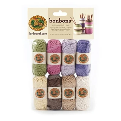 Obrázek Lion Brand Yarn Company 1 klubko příze Bonbons, Nature, Multicolor