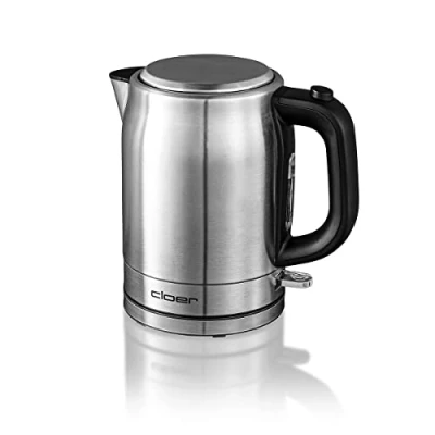 Obrázek Cloer 4519 Wasserkocher Edelstahl, 2200 W, Wasserstandsanzeige, Trockengeh und Überhitzungsschutz, 1 Liter