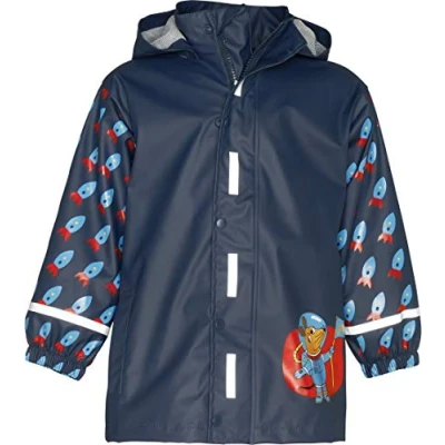 Obrázek Playshoes Unisex dětská nepromokavá větrovka a pláštěnka oděv do deště, Myš vesmír