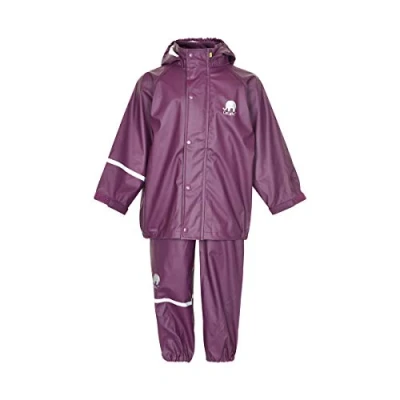 Obrázek CeLaVi Unisex Baby dvoudílná pláštěnka, Tmavě fialová (Blackberry Wine 666)