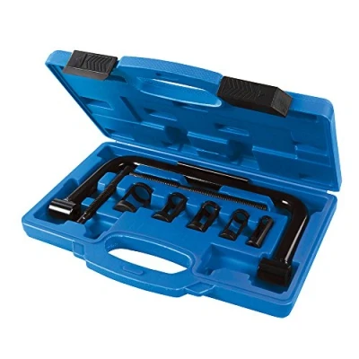 Obrázek Silverline 494569 Ventilfederspanner, Schwarz, 1630 mm, 10 Teilig Satz