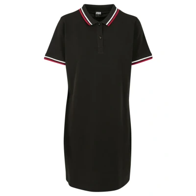 Obrázek Urban Classics Ladies POLO Dress Denní šaty, Ženy, Velikost: XS, Black