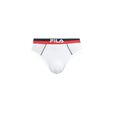 Obrázek Fila Pánské slipy FU5019, bílé, M