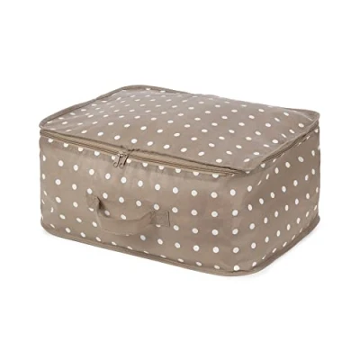 Obrázek Compactor RAN4539_Brown Aufbewahrungstasche mit Reißverschluss, Braun, 46 x Höhe 20,5 cm